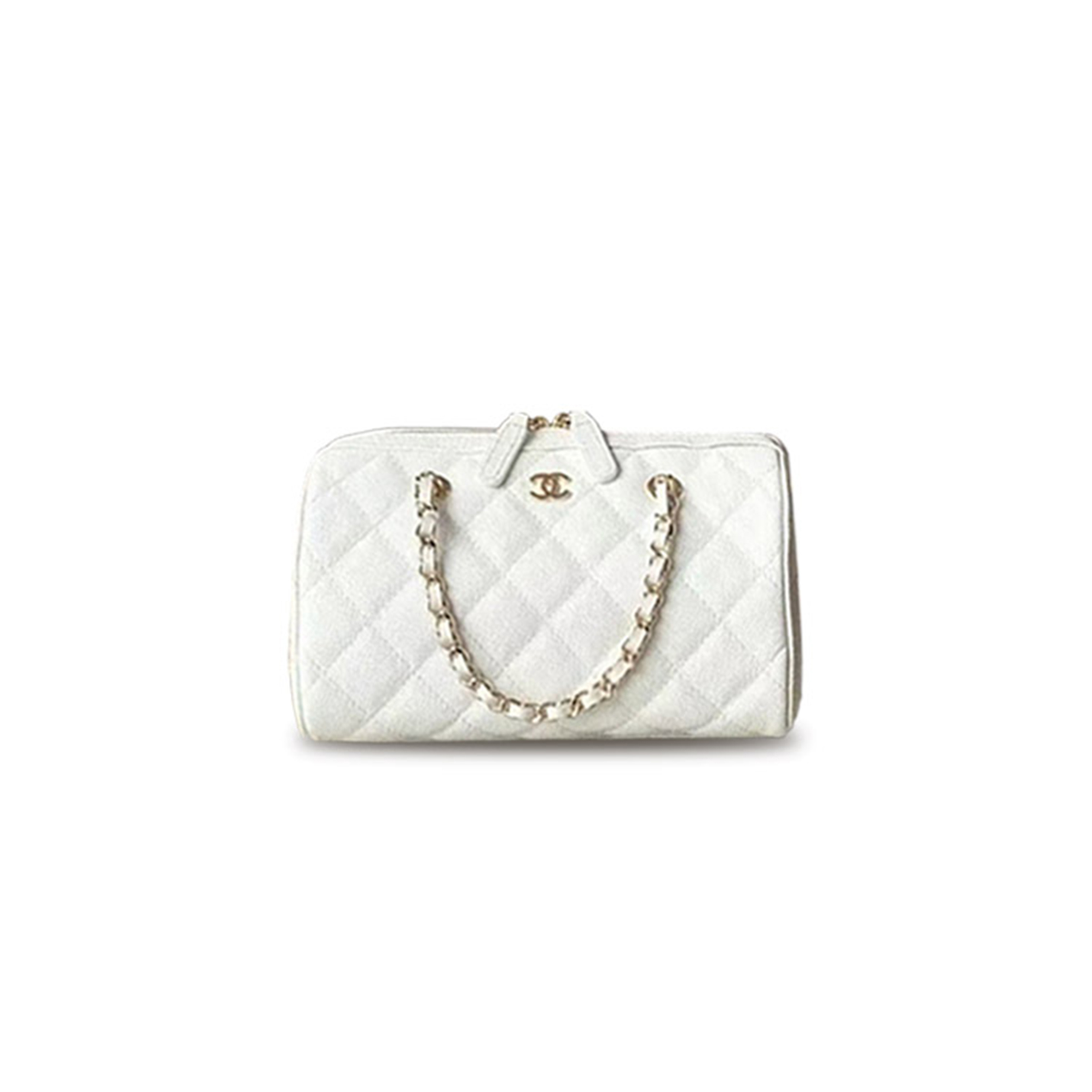 CHANEL BOSTON BOWLING BAG (18.5*11.5*11cm) 